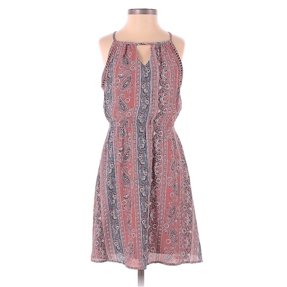 Blue Rain Halter Dress | SIZE XXS - Picture 1 of 5